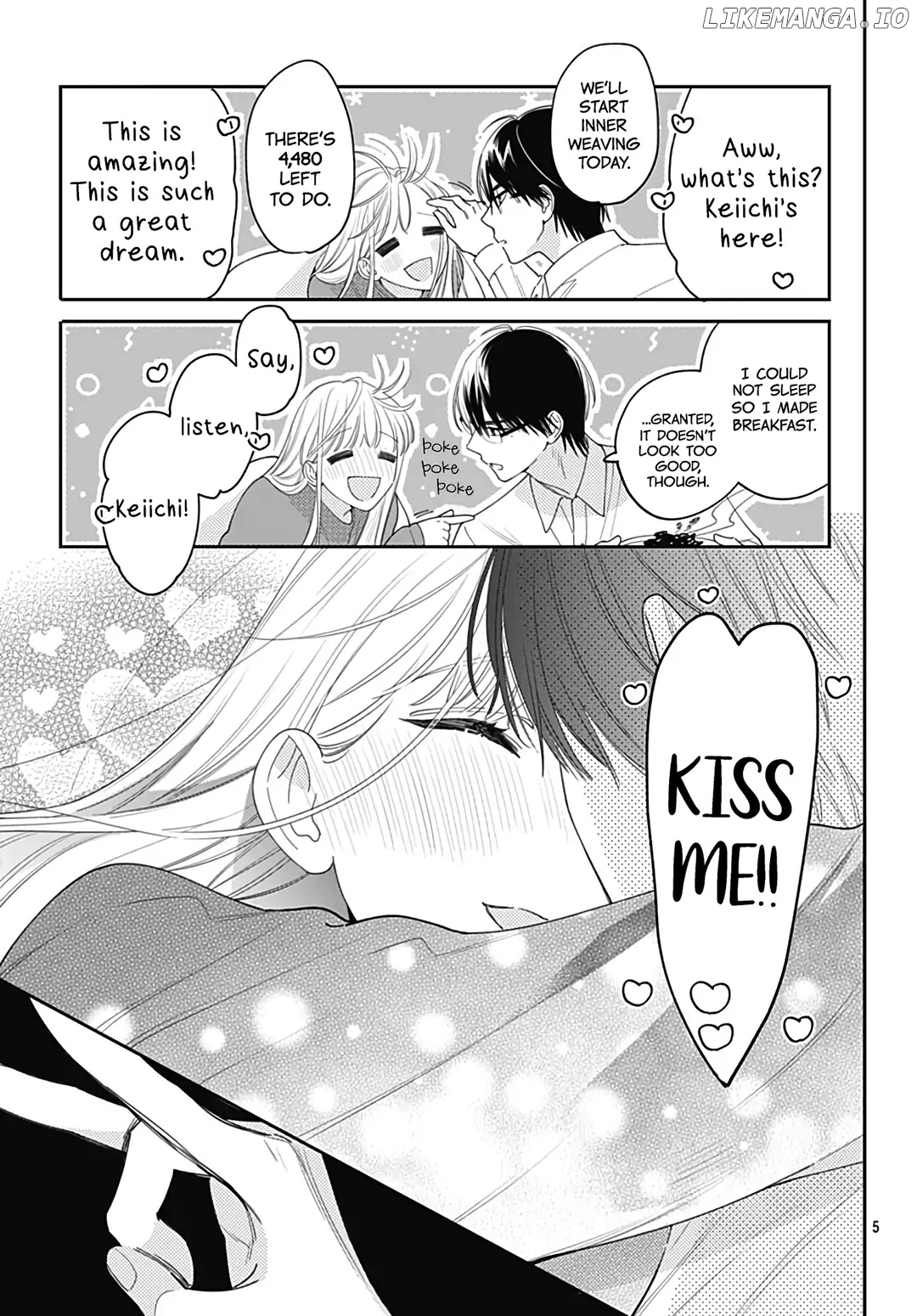 Hayaku Shitai Futari chapter 45 - page 6
