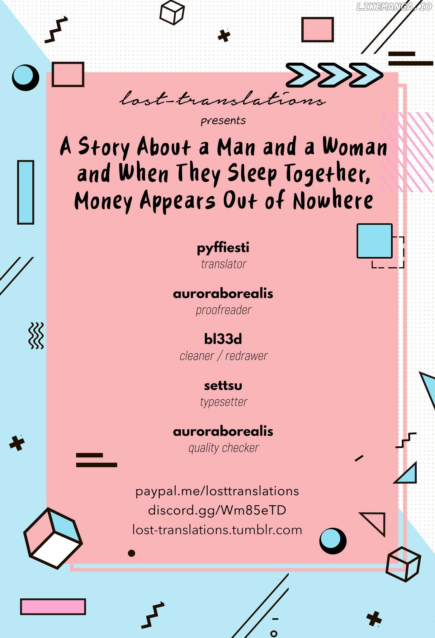 A Story About A Man And A Woman And When They Sleep Together, Money Appears Out Of Nowhere chapter 6 - page 1