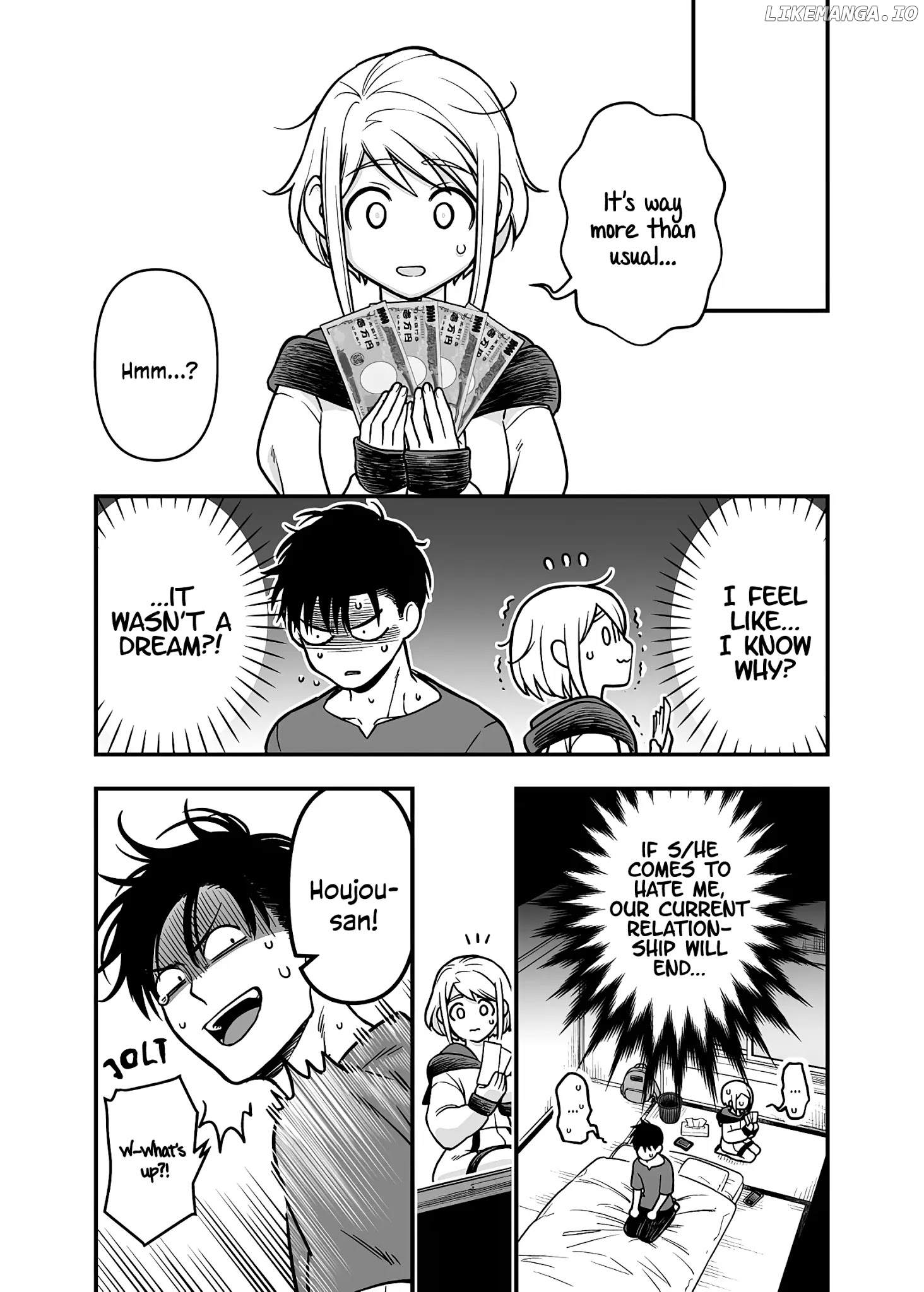 A Story About A Man And A Woman And When They Sleep Together, Money Appears Out Of Nowhere chapter 9.5 - page 7