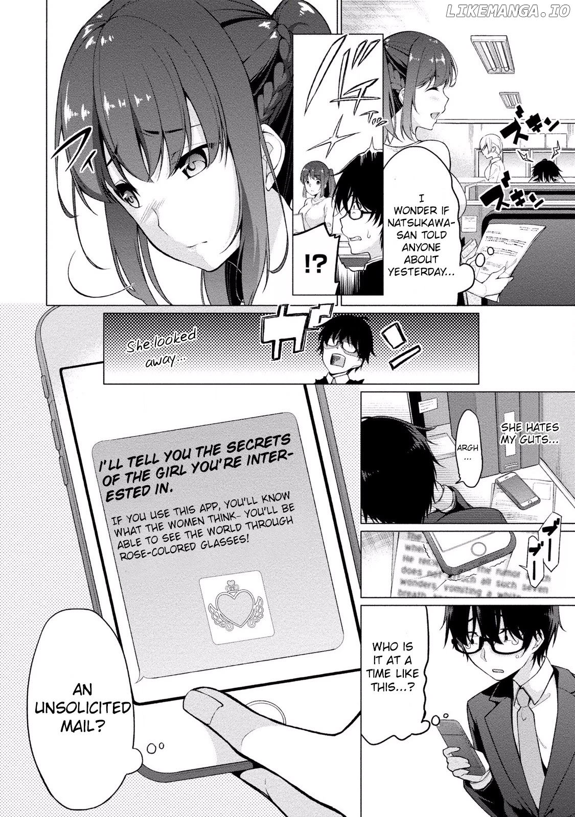 Satou-Kun Wa Nozoteiru. ~Kami-Sama Appli De Onnanoko No Kokoro O Nozoitara Do Xx Datta chapter 1 - page 20