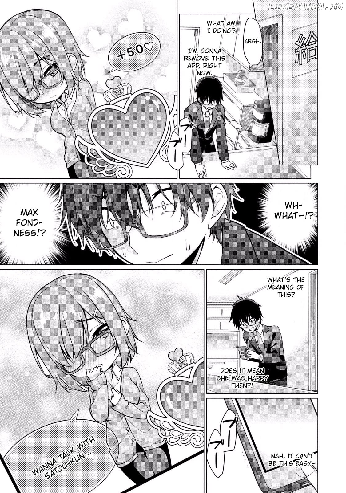 Satou-Kun Wa Nozoteiru. ~Kami-Sama Appli De Onnanoko No Kokoro O Nozoitara Do Xx Datta chapter 1 - page 27