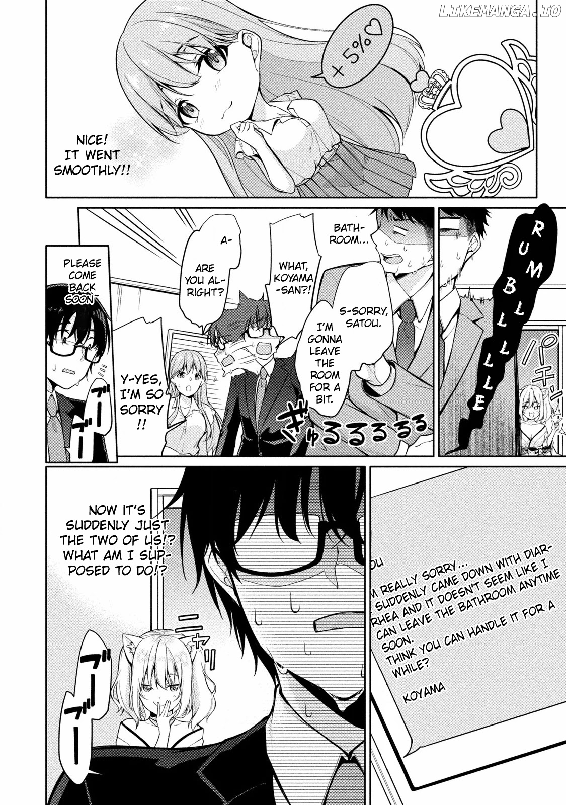 Satou-Kun Wa Nozoteiru. ~Kami-Sama Appli De Onnanoko No Kokoro O Nozoitara Do Xx Datta chapter 2 - page 11
