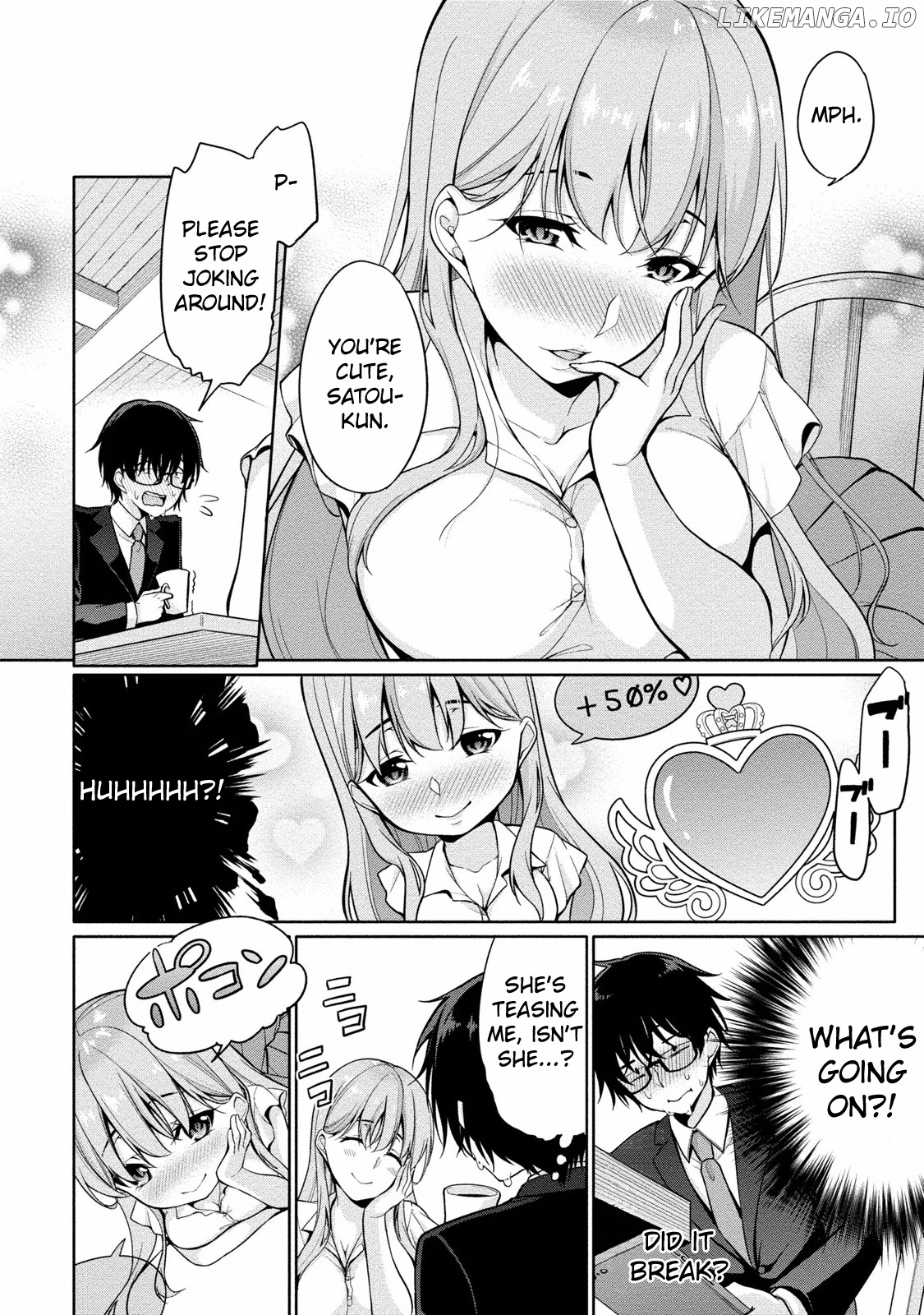 Satou-Kun Wa Nozoteiru. ~Kami-Sama Appli De Onnanoko No Kokoro O Nozoitara Do Xx Datta chapter 2 - page 15