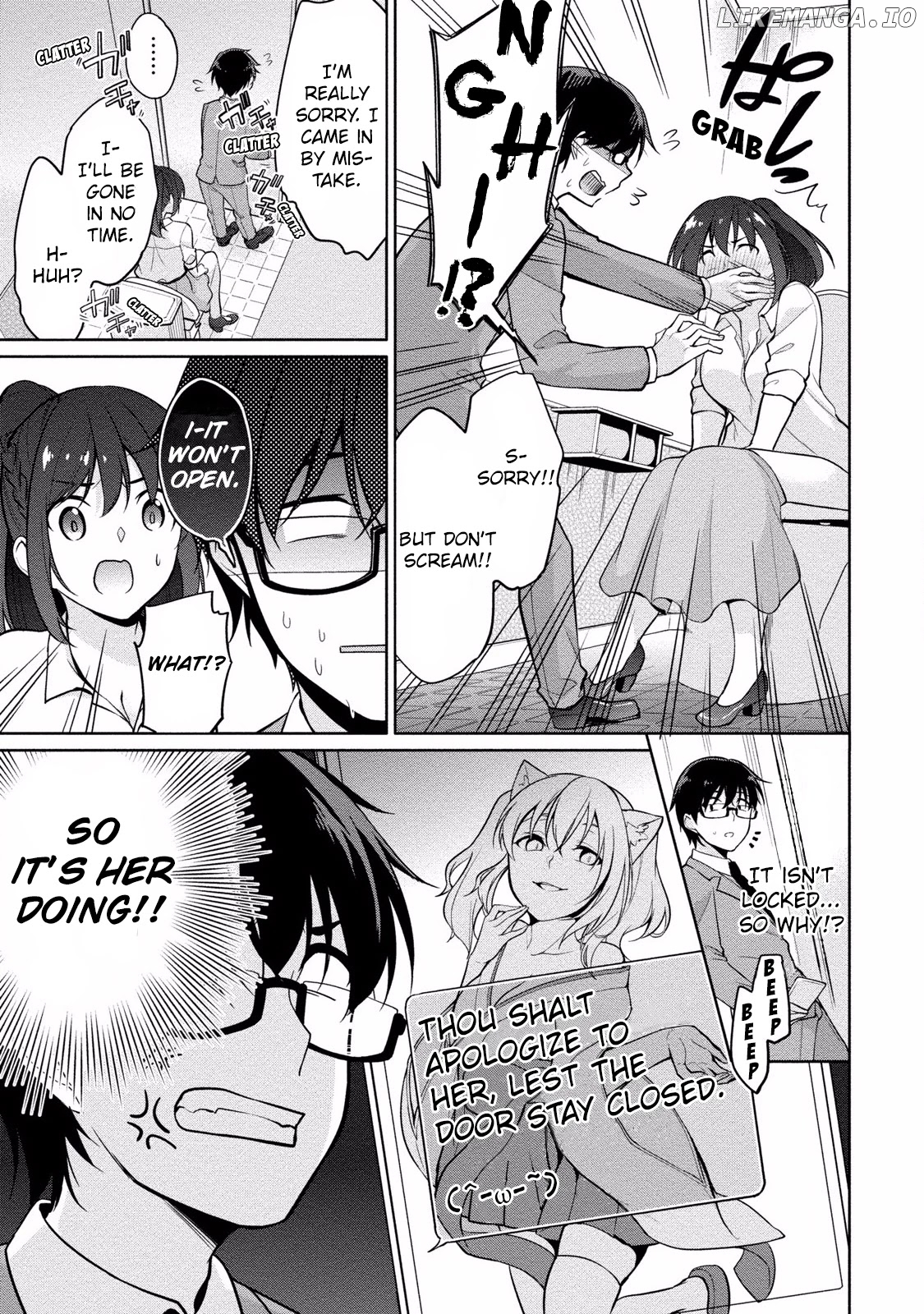 Satou-Kun Wa Nozoteiru. ~Kami-Sama Appli De Onnanoko No Kokoro O Nozoitara Do Xx Datta chapter 5 - page 6