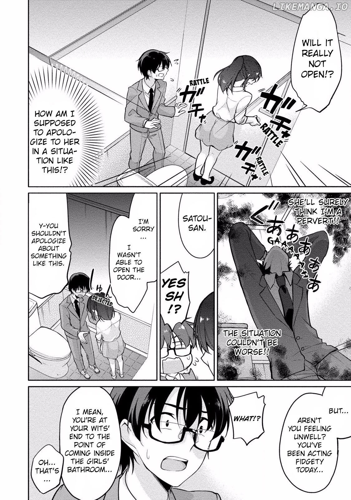 Satou-Kun Wa Nozoteiru. ~Kami-Sama Appli De Onnanoko No Kokoro O Nozoitara Do Xx Datta chapter 5 - page 7