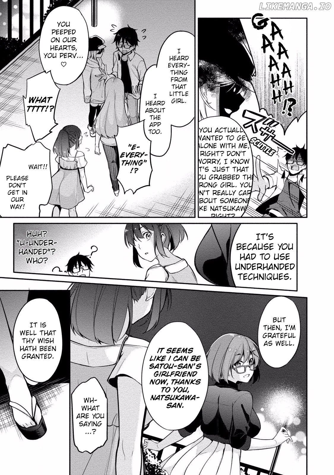 Satou-Kun Wa Nozoteiru. ~Kami-Sama Appli De Onnanoko No Kokoro O Nozoitara Do Xx Datta chapter 7 - page 15