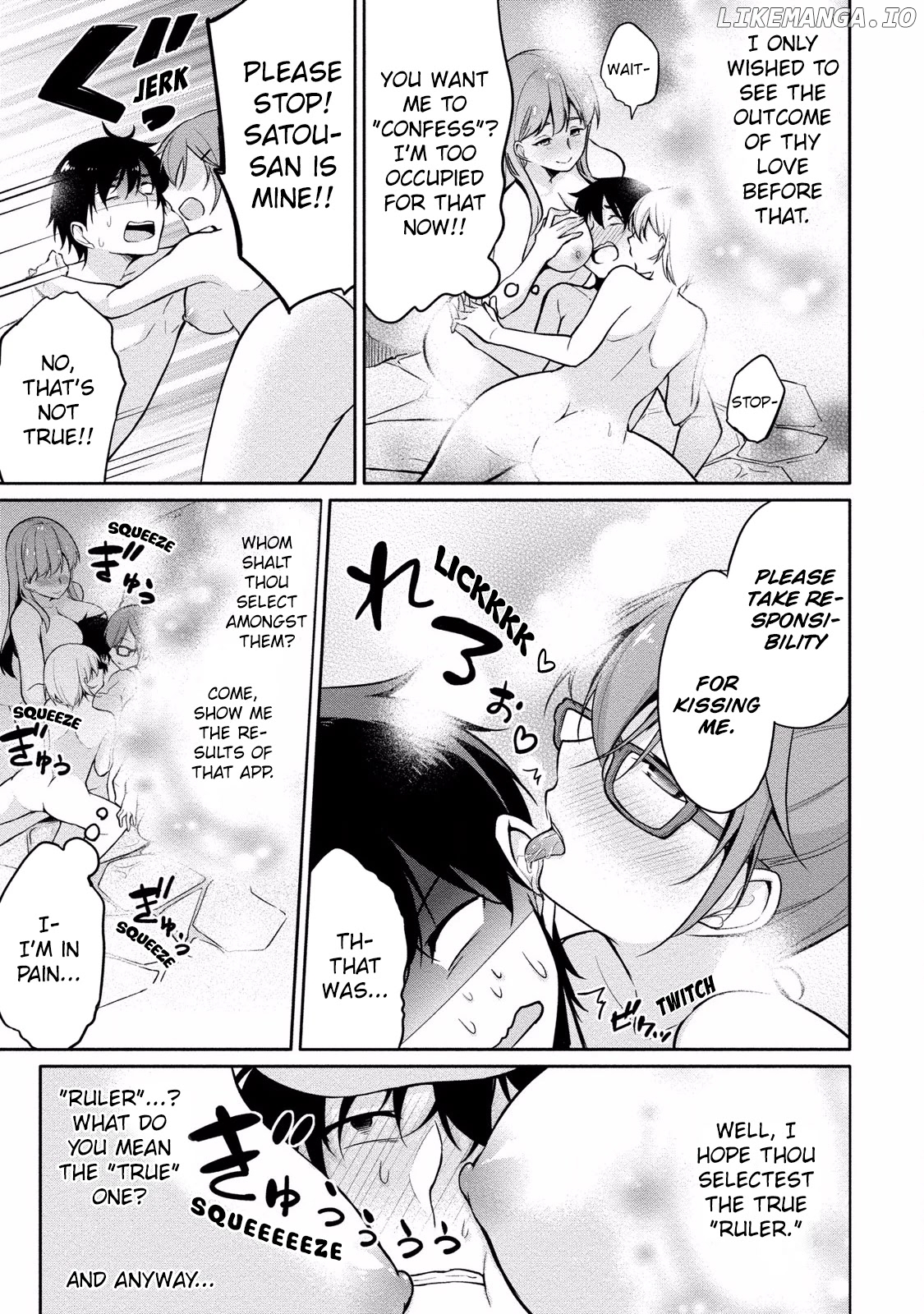 Satou-Kun Wa Nozoteiru. ~Kami-Sama Appli De Onnanoko No Kokoro O Nozoitara Do Xx Datta chapter 7 - page 5