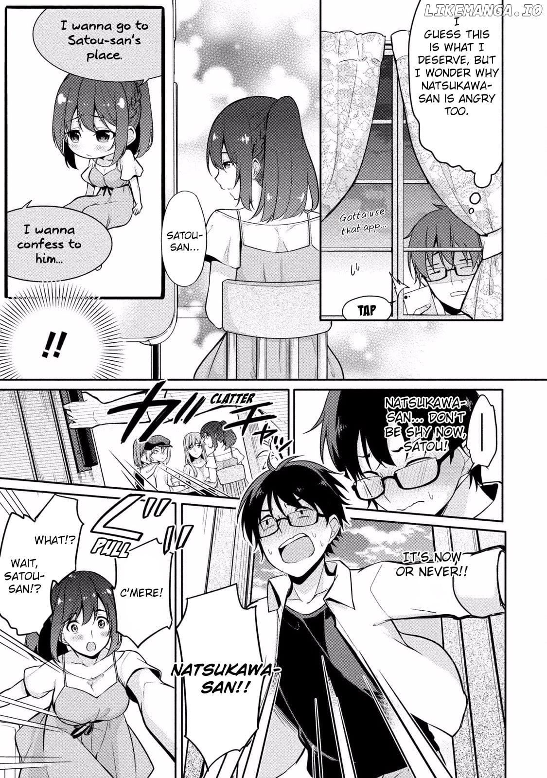 Satou-Kun Wa Nozoteiru. ~Kami-Sama Appli De Onnanoko No Kokoro O Nozoitara Do Xx Datta chapter 7 - page 9