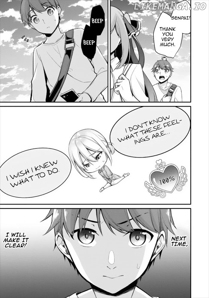 Satou-Kun Wa Nozoteiru. ~Kami-Sama Appli De Onnanoko No Kokoro O Nozoitara Do Xx Datta chapter 7.1 - page 12
