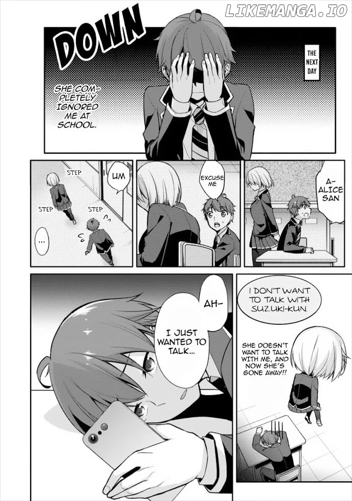 Satou-Kun Wa Nozoteiru. ~Kami-Sama Appli De Onnanoko No Kokoro O Nozoitara Do Xx Datta chapter 7.1 - page 13
