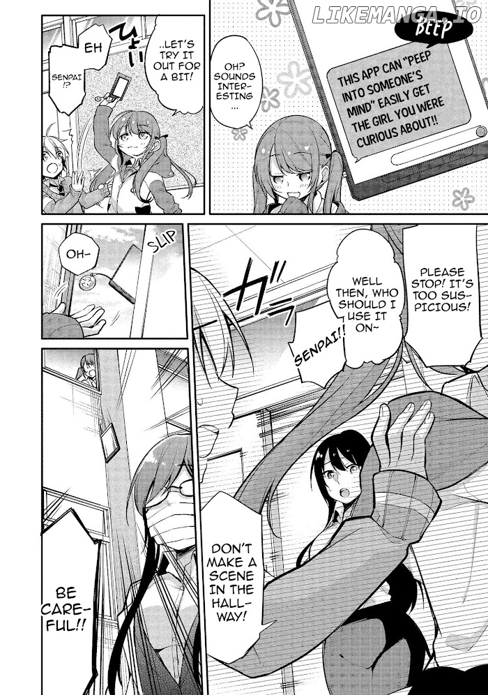 Satou-Kun Wa Nozoteiru. ~Kami-Sama Appli De Onnanoko No Kokoro O Nozoitara Do Xx Datta chapter 8 - page 14