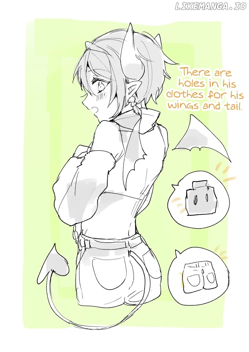 The Corporate slave OL and the demon shota chapter 35.5 - page 8