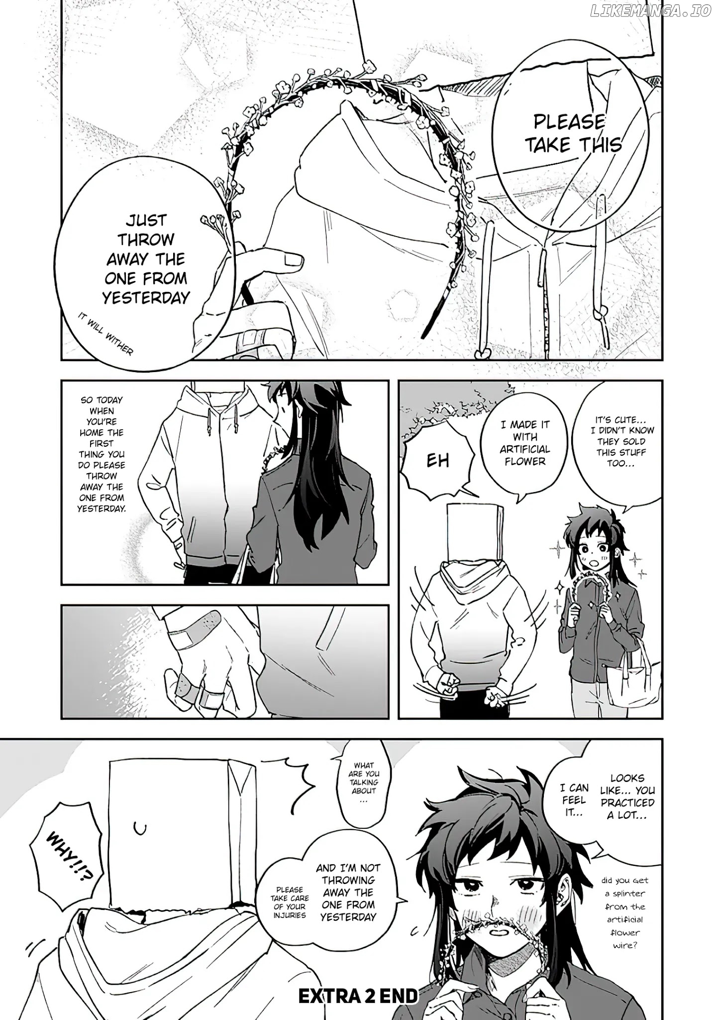 Paperbag-Kun Is In Love chapter 9.5 - page 4