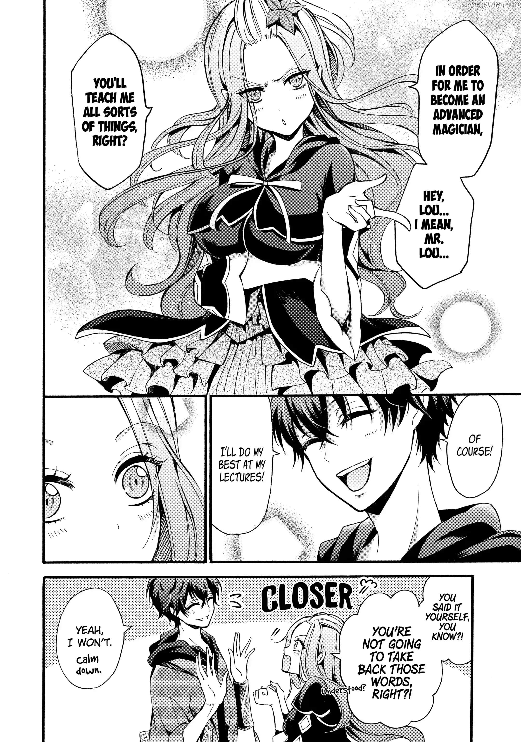 Mahou shoujo gakuen no suketto kyoushi chapter 12.3 - page 8