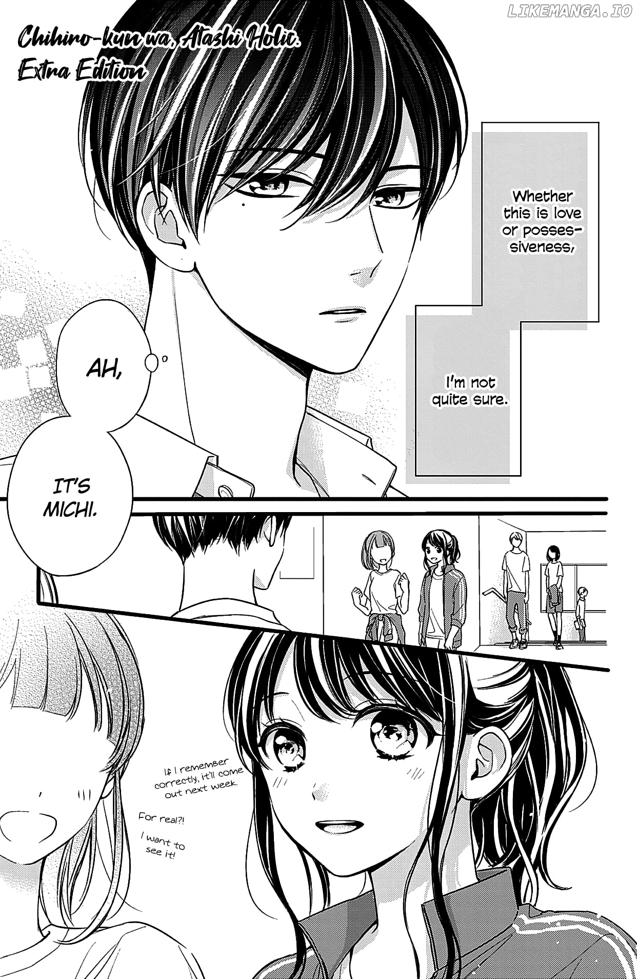 Chihiro-Kun Wa, Atashi Holic chapter 8.5 - page 1
