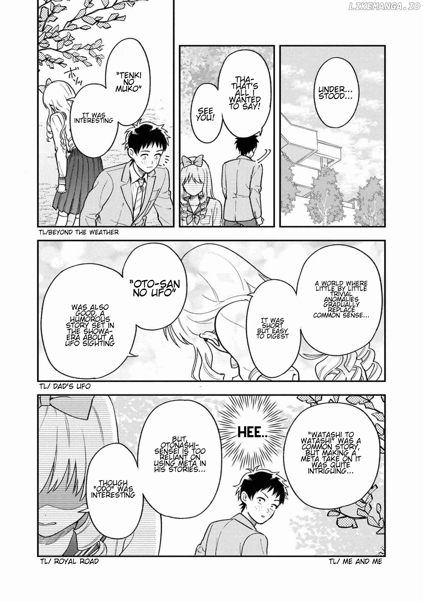 Houjou Urara No Renai Shousetsu O Kaki Nasai! chapter 1.2 - page 8