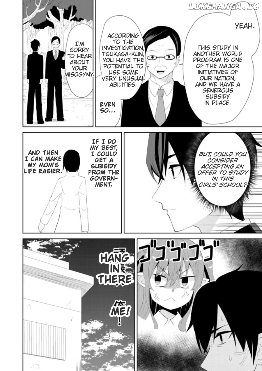 Chou Onna Kirai Na Ore Ga Isekai No Joshi-Ko Ni Ryugaku Suru Koto Ni Natta - Serialization chapter 7 - page 8
