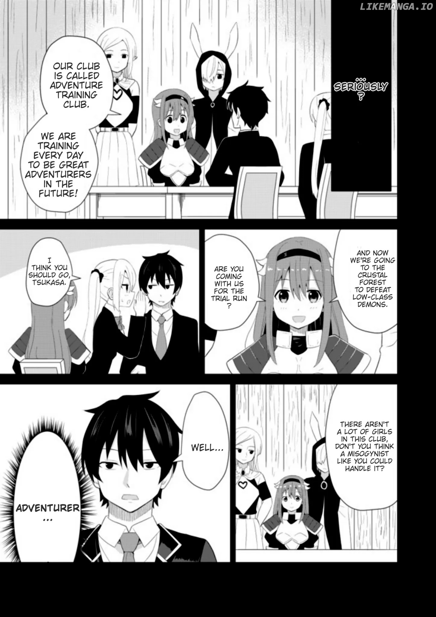 Chou Onna Kirai Na Ore Ga Isekai No Joshi-Ko Ni Ryugaku Suru Koto Ni Natta - Serialization chapter 5 - page 1