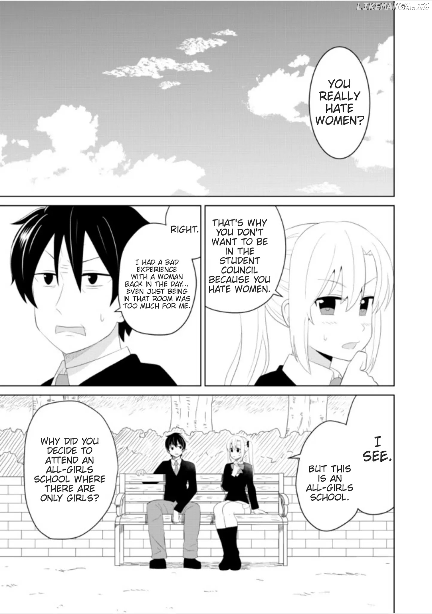 Chou Onna Kirai Na Ore Ga Isekai No Joshi-Ko Ni Ryugaku Suru Koto Ni Natta - Serialization chapter 4 - page 1