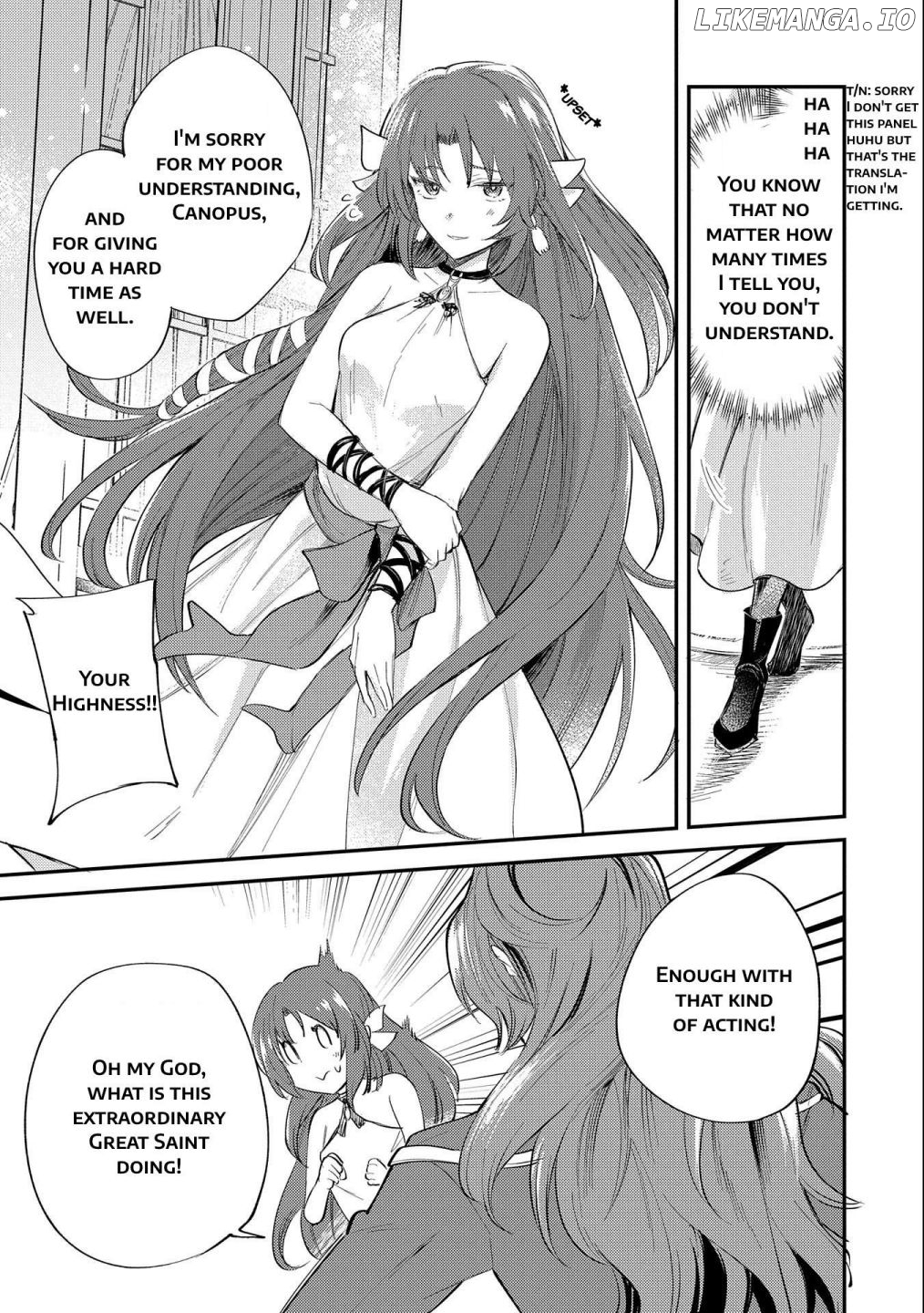 The Reincarnated Great Saint Hides That She's a Saint chapter 21 - page 22