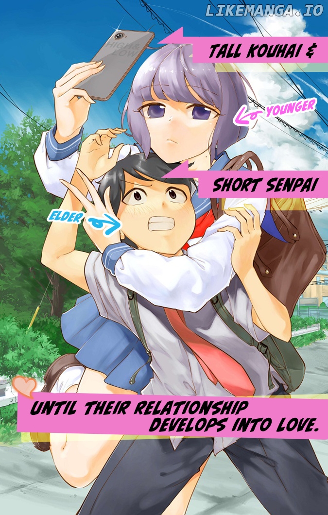 Until The Tall Kouhai (♀) And The Short Senpai (♂) Relationship Develops Into Romance chapter 1 - page 1