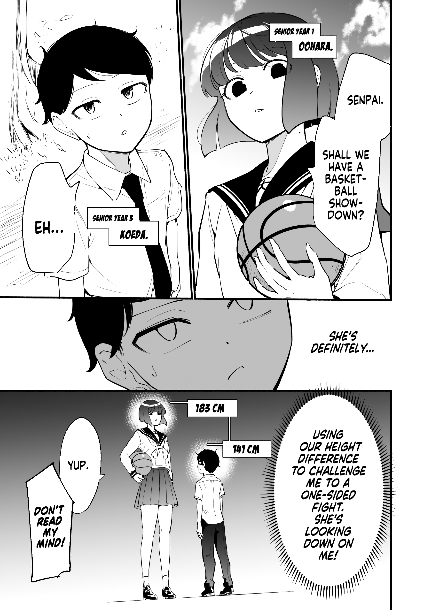 Until The Tall Kouhai (♀) And The Short Senpai (♂) Relationship Develops Into Romance chapter 8 - page 1