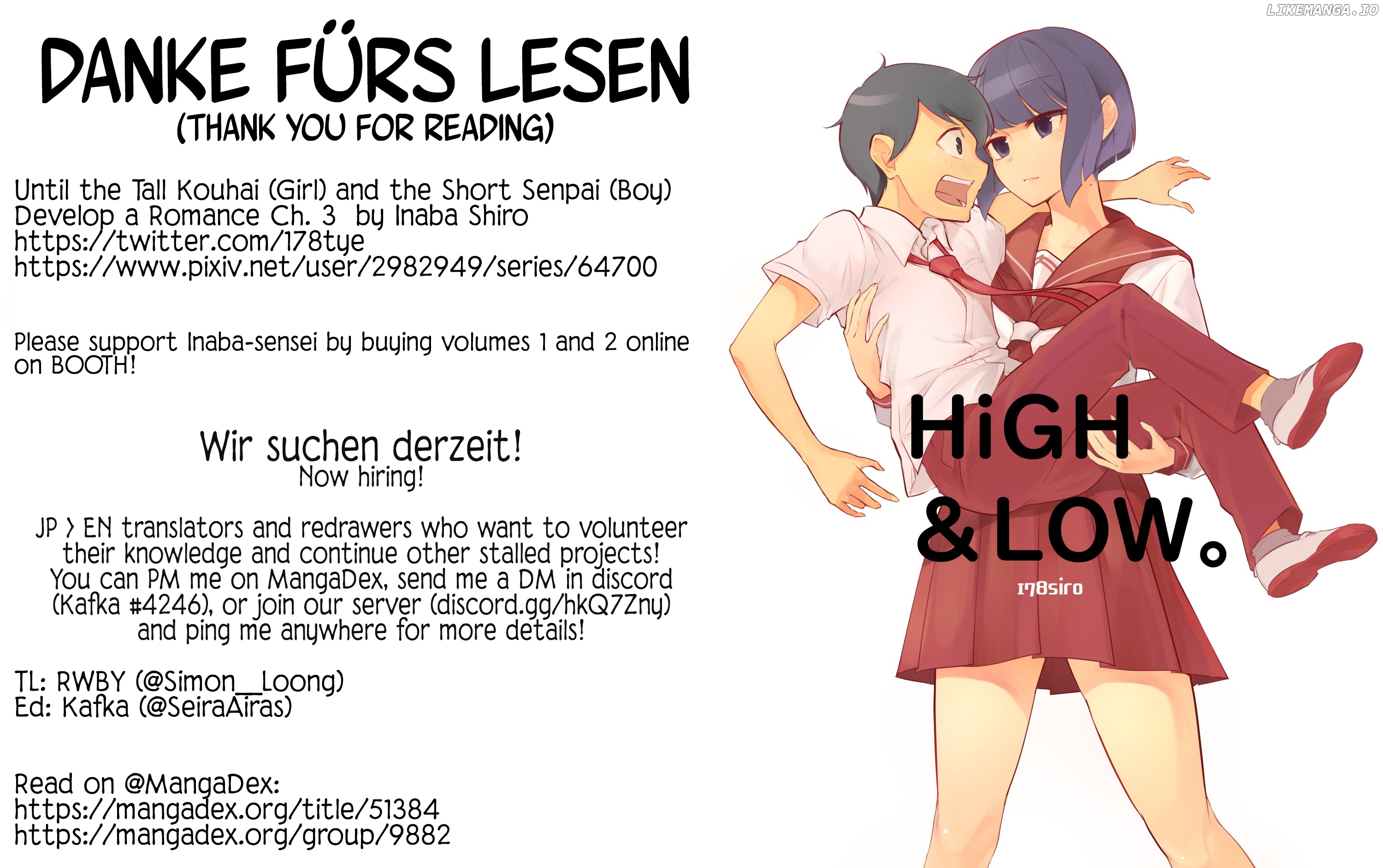 Until The Tall Kouhai (♀) And The Short Senpai (♂) Relationship Develops Into Romance chapter 3 - page 6