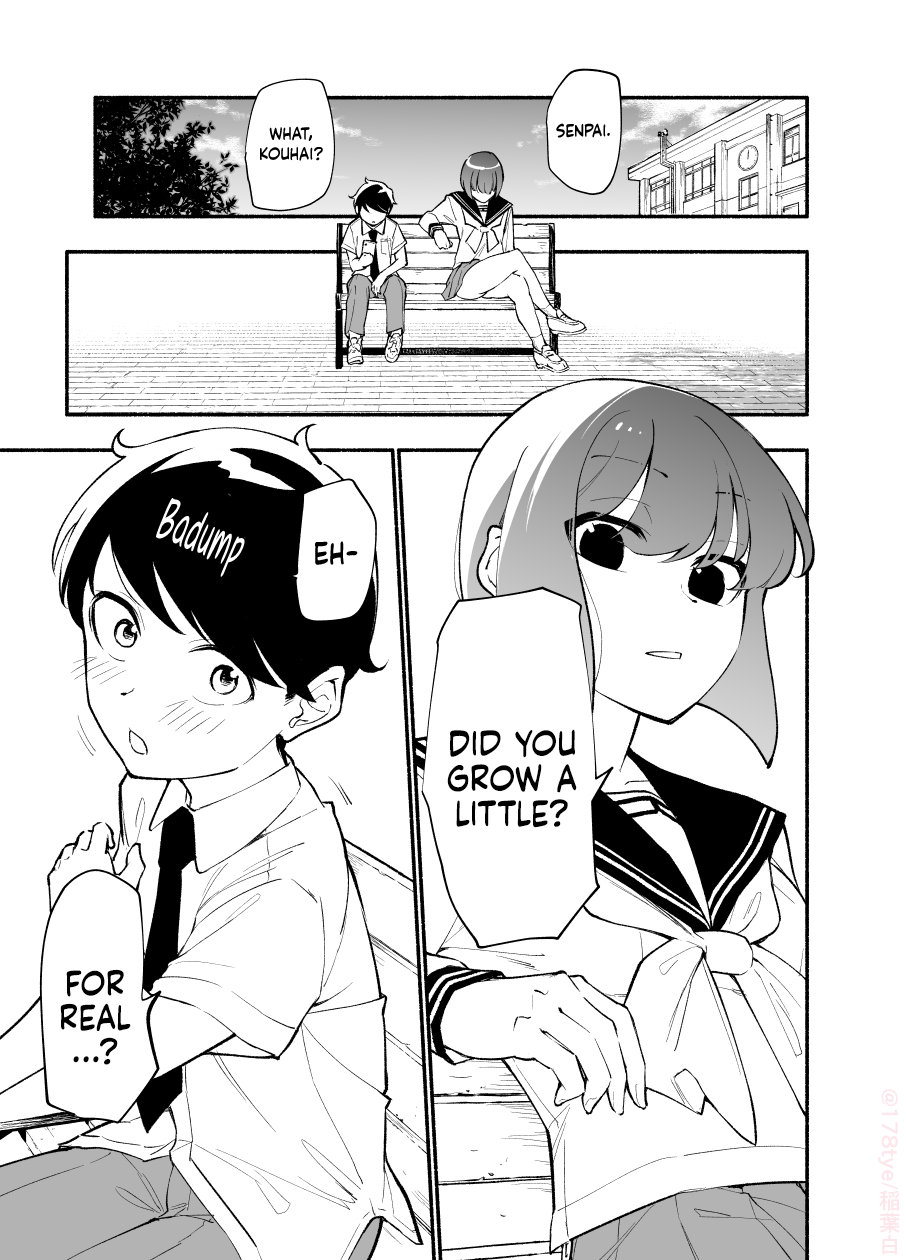 Until The Tall Kouhai (♀) And The Short Senpai (♂) Relationship Develops Into Romance chapter 23 - page 1