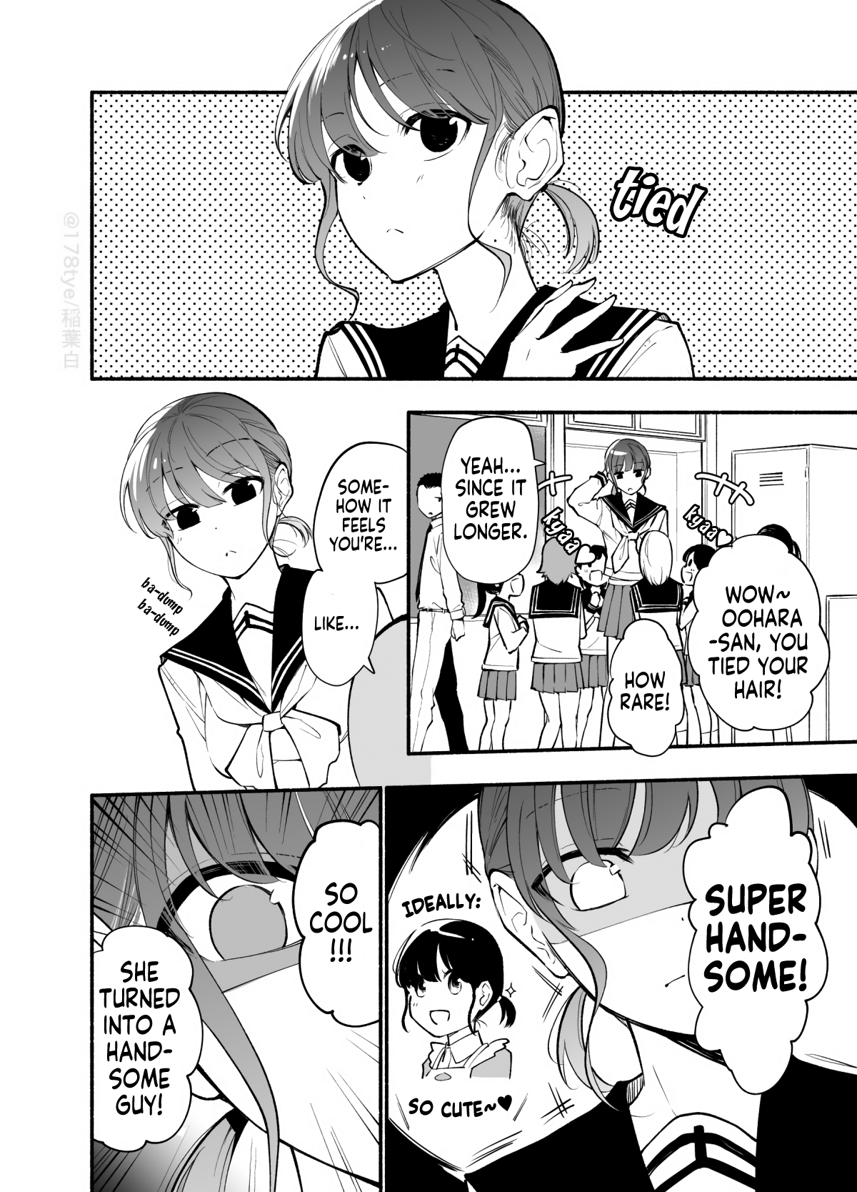 Until The Tall Kouhai (♀) And The Short Senpai (♂) Relationship Develops Into Romance chapter 18 - page 2