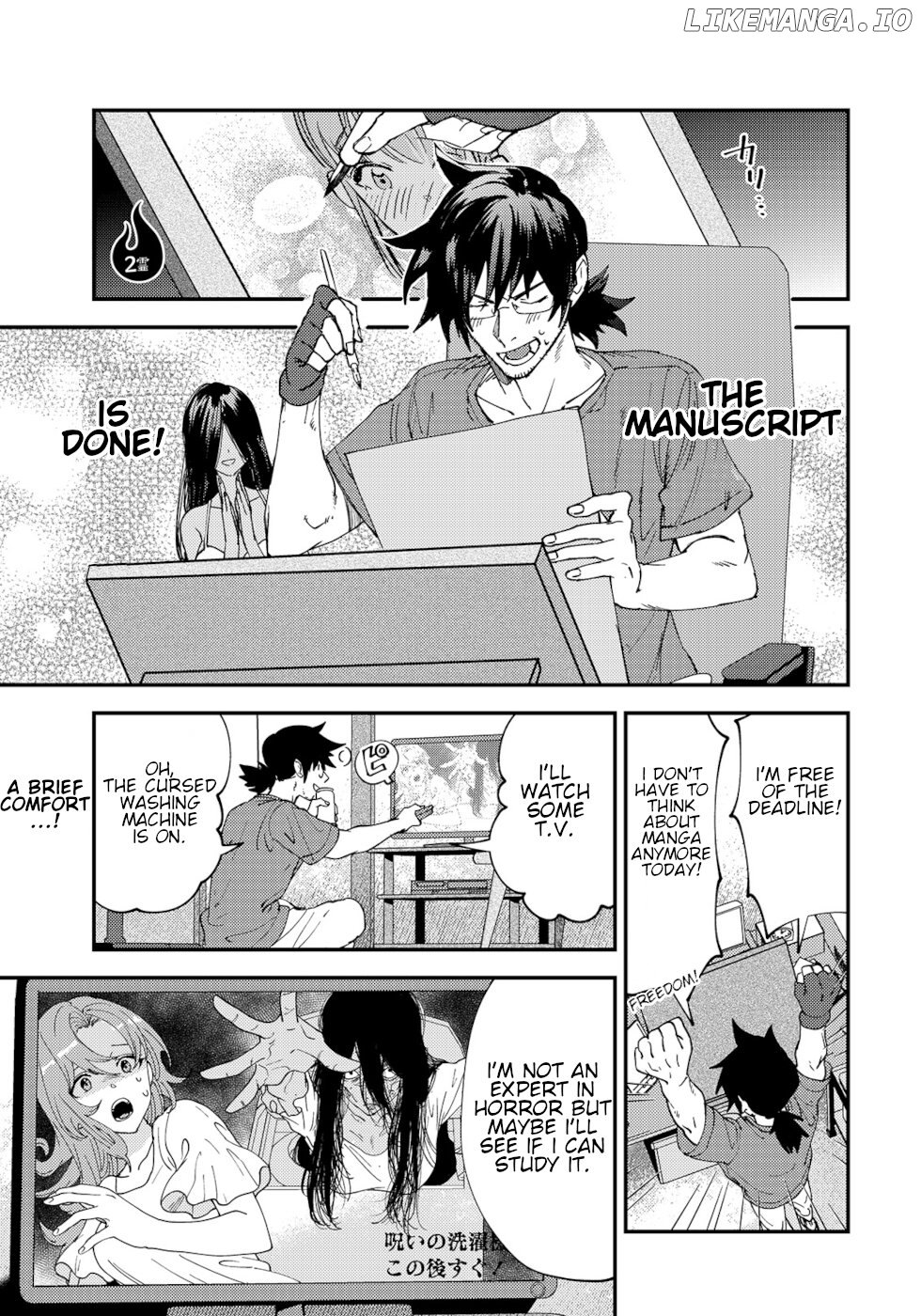 The Unpopular Mangaka And The Helpful Ghost chapter 2 - page 1