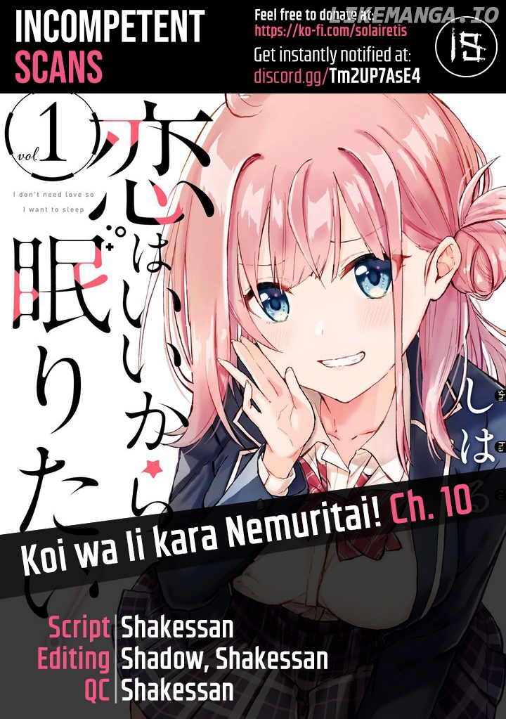 Koi Wa Iikara Nemuritai! chapter 10 - page 1