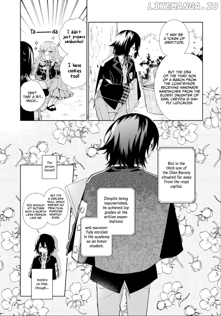 The Noble Girl With a Crush on a Plain and Studious Guy Finds the Arrogant Prince to be a Nuisance chapter 1.1 - page 7