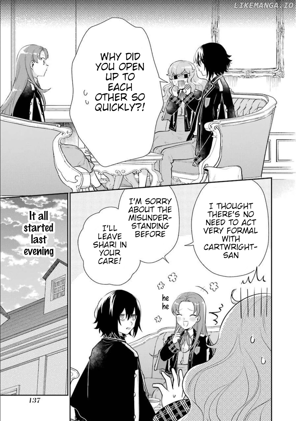The Noble Girl With a Crush on a Plain and Studious Guy Finds the Arrogant Prince to be a Nuisance chapter 8 - page 3