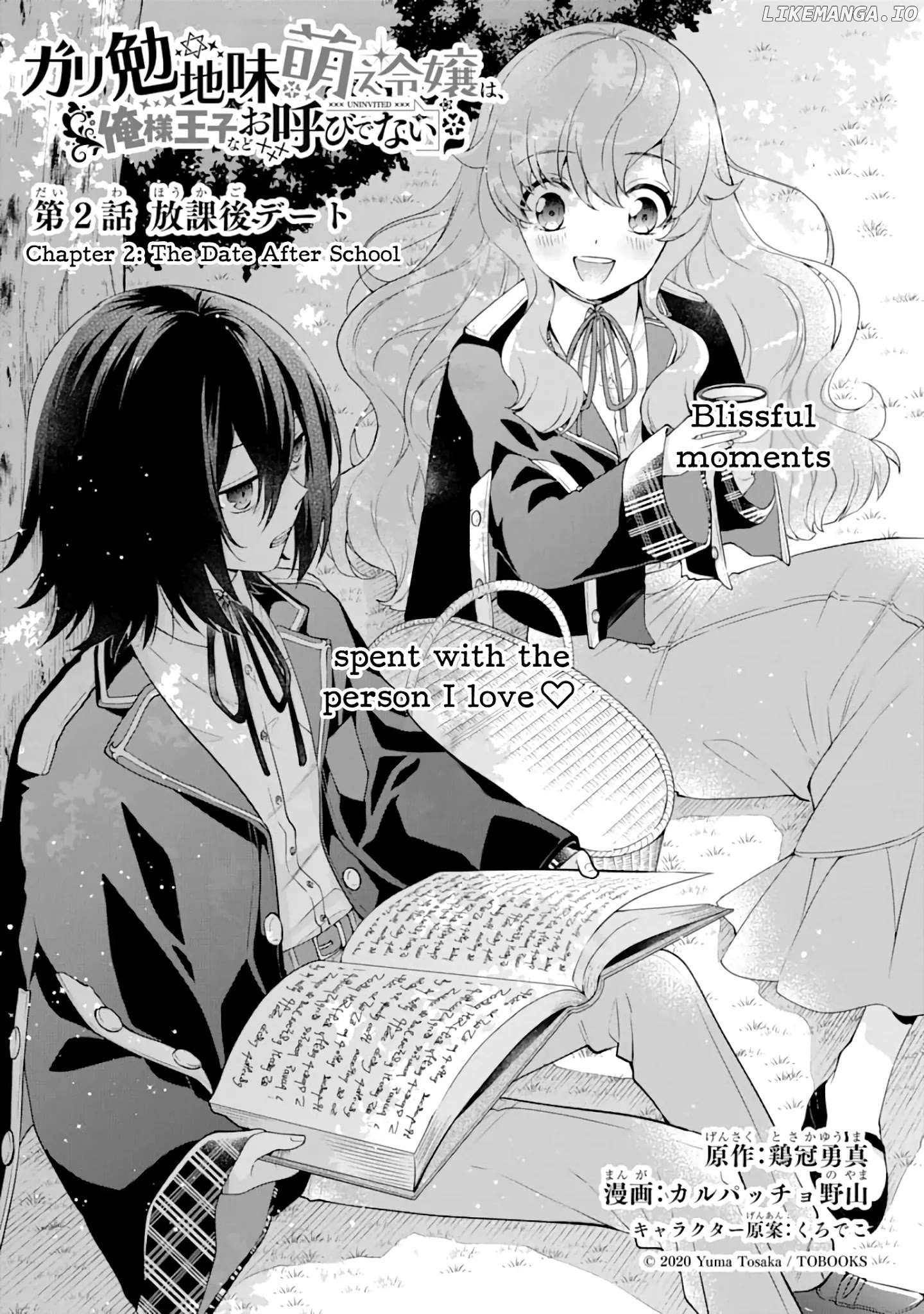 The Noble Girl With a Crush on a Plain and Studious Guy Finds the Arrogant Prince to be a Nuisance chapter 2 - page 2