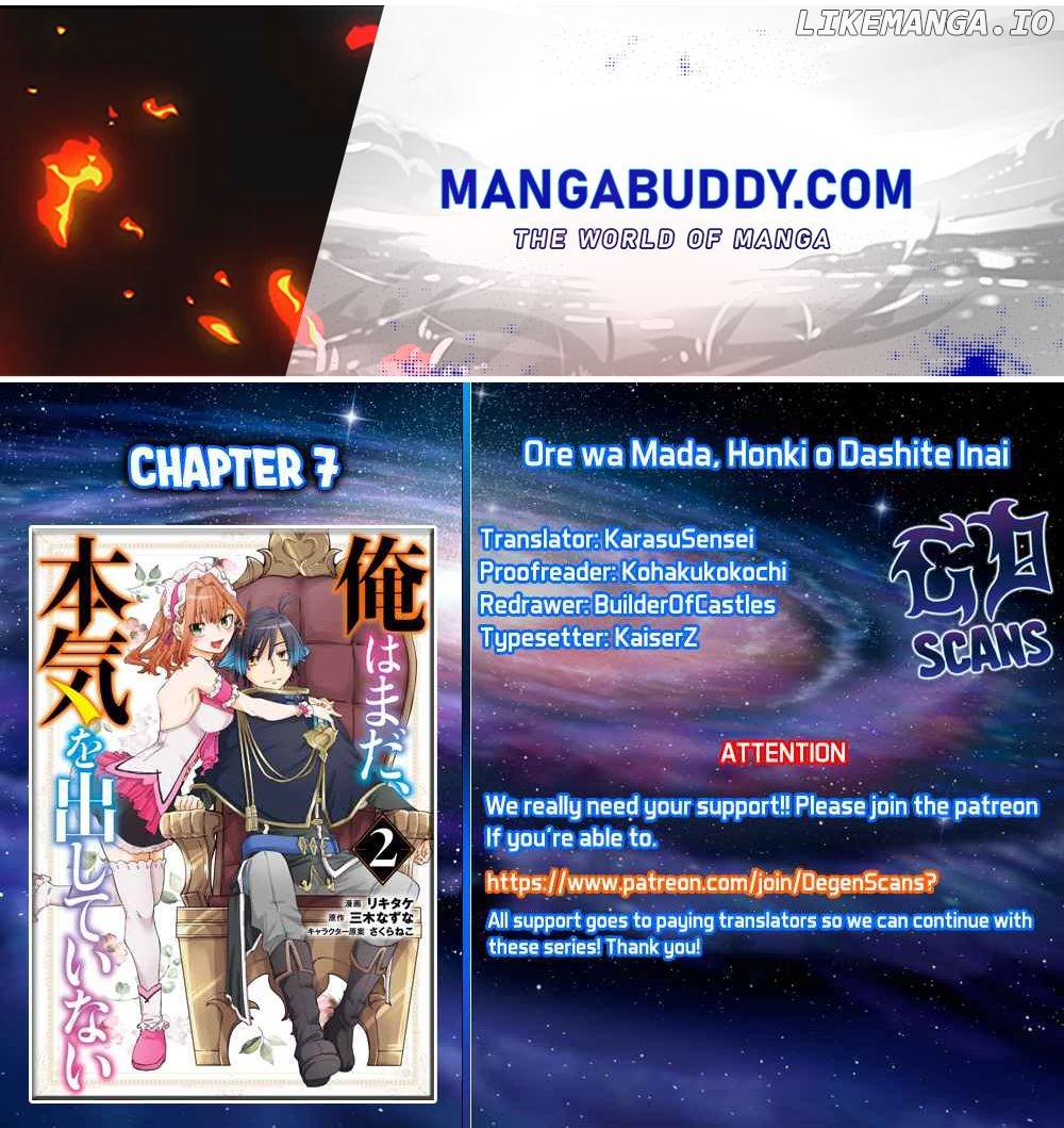 Ore Wa Mada, Honki O Dashite Inai chapter 7 - page 1