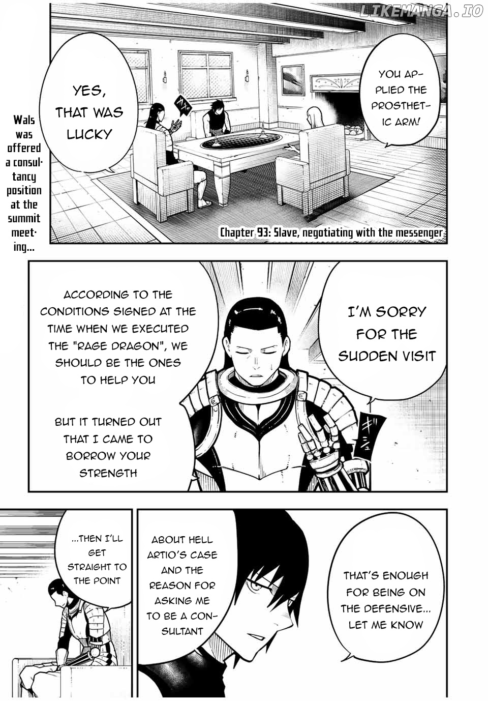 Dorei Tensei: Sono Dorei, Saikyou no Moto Ouji ni Tsuki chapter 93 - page 2