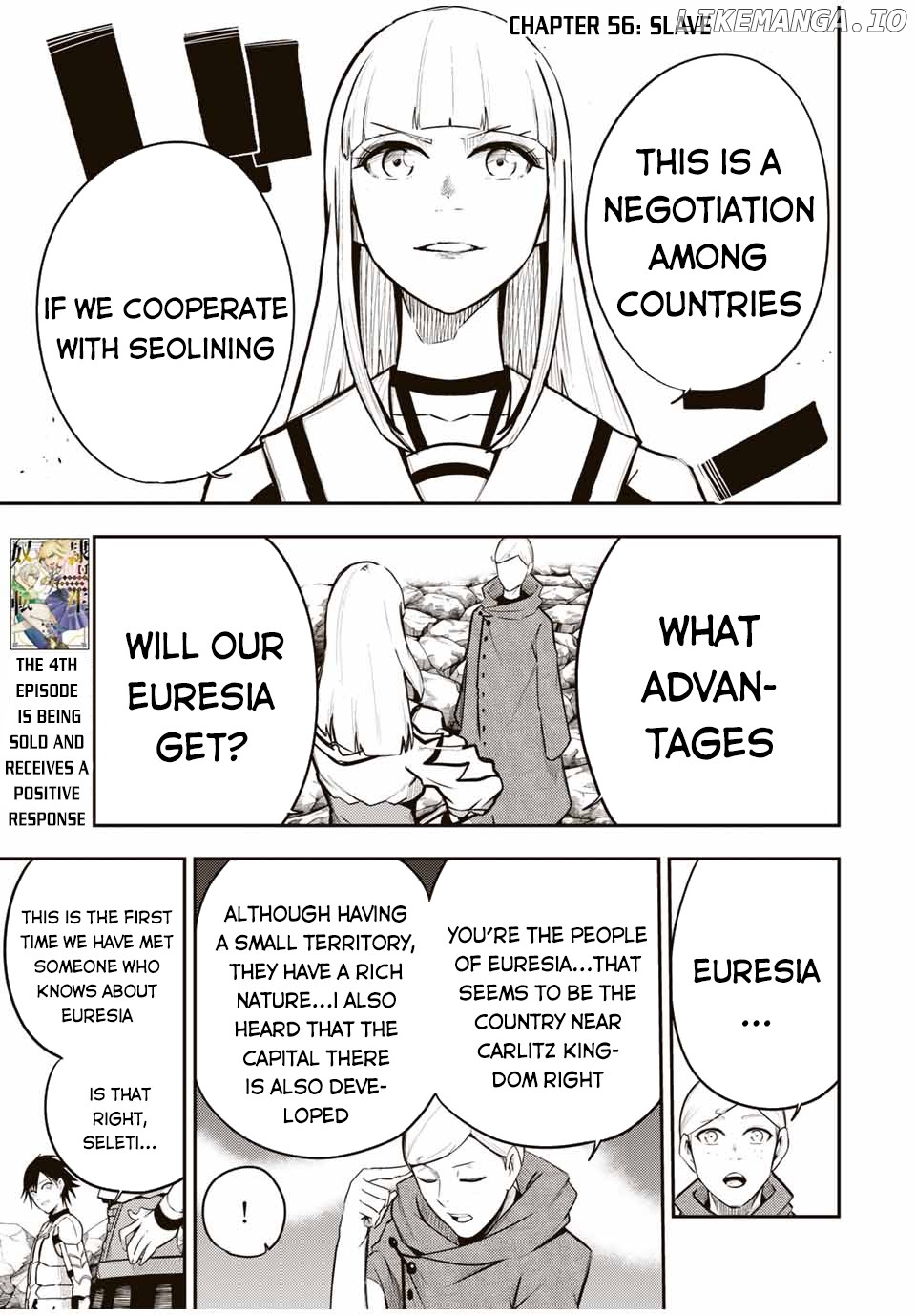 Dorei Tensei: Sono Dorei, Saikyou no Moto Ouji ni Tsuki chapter 56 - page 1