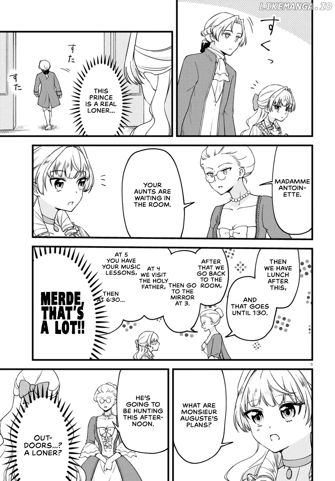 Akuyaku Reijou Ni Tensei Shita Hazu Ga Marie Antoinette Deshita chapter 3 - page 3