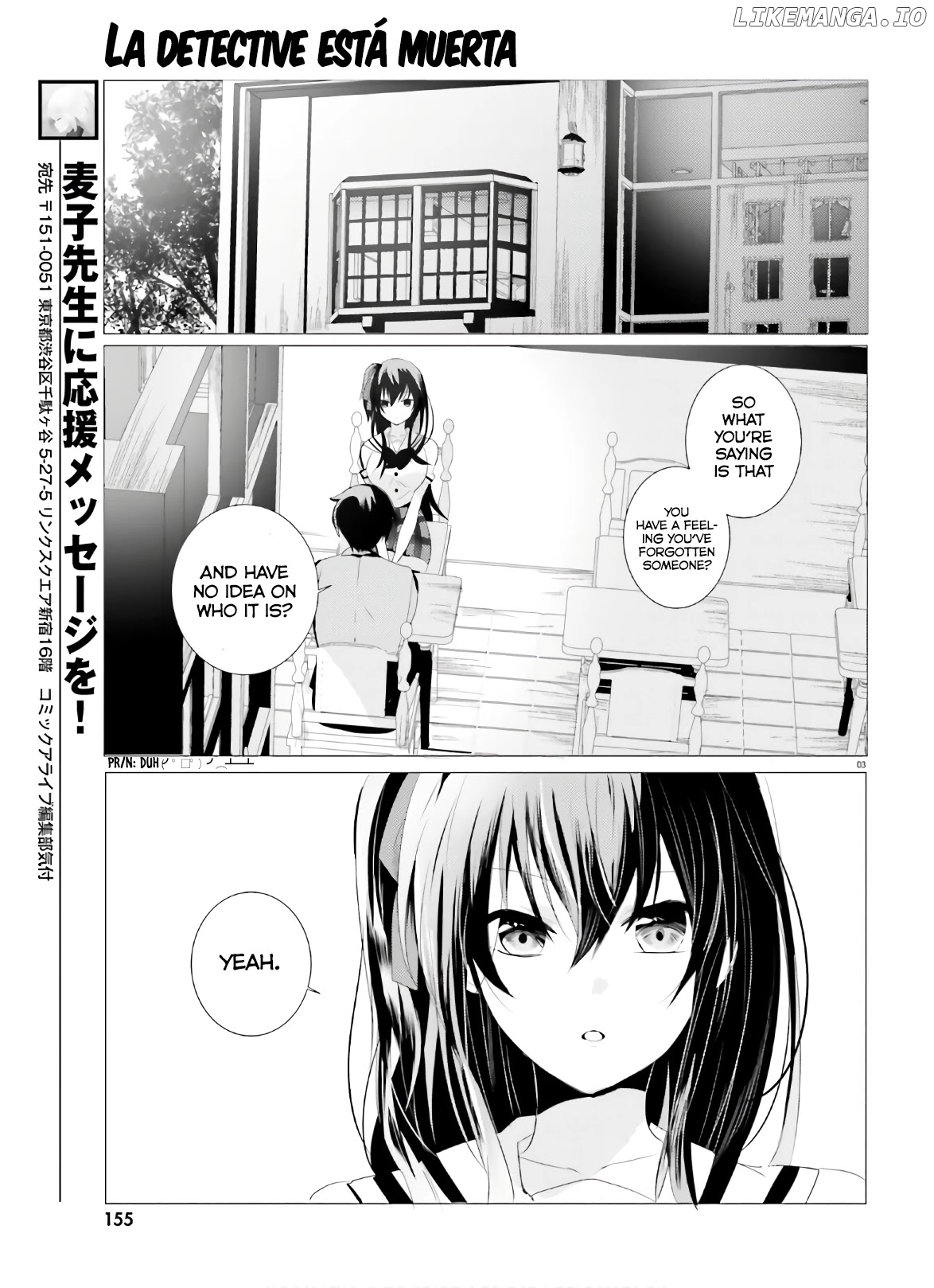 Tantei wa Mou, Shindeiru chapter 2 - page 3