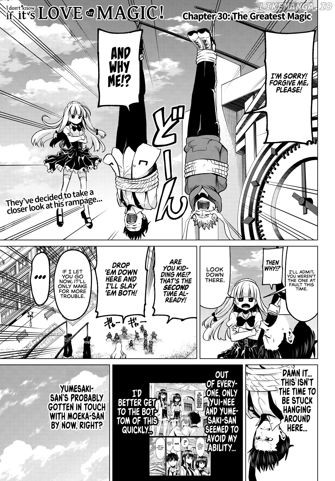 I Don't Know if It's LOVE or MAGIC! chapter 30 - page 2