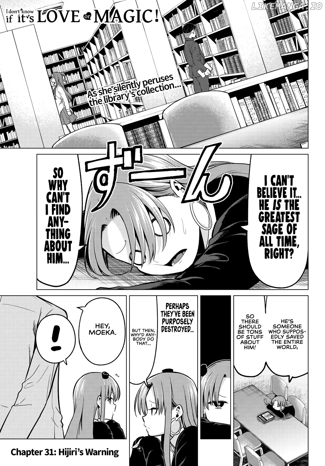 I Don't Know if It's LOVE or MAGIC! chapter 31 - page 2