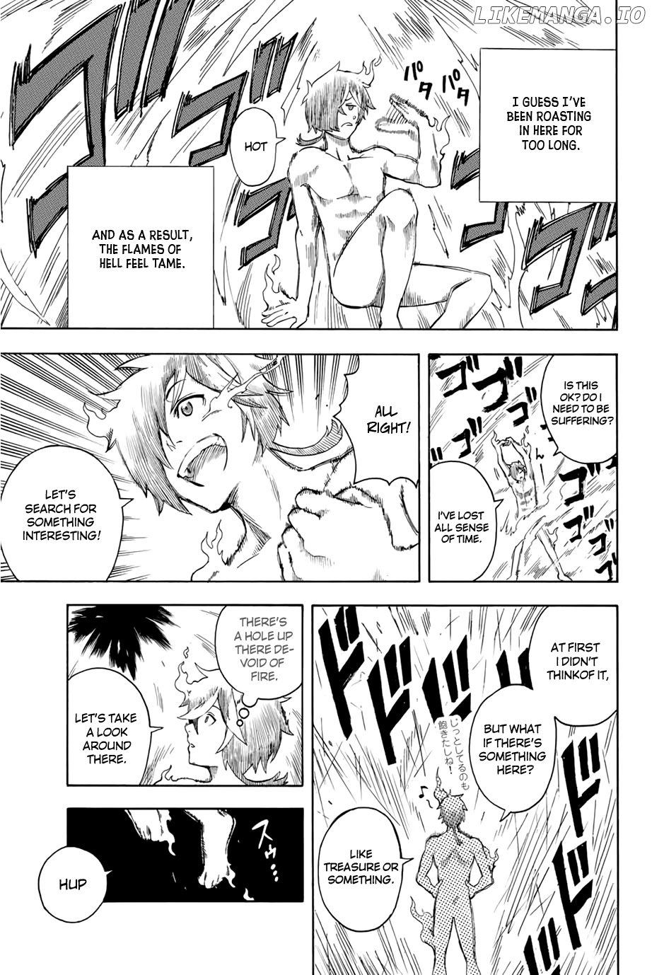 Jigoku no Gouka de Yaka re Tsuzuketa Shounen. Saikyou no Honou Tsukai to Natte Fukkatsu Suru. Chapter 1.1 - page 19