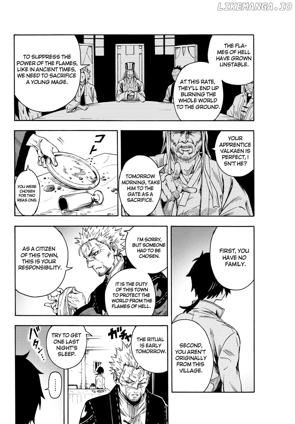 Jigoku no Gouka de Yaka re Tsuzuketa Shounen. Saikyou no Honou Tsukai to Natte Fukkatsu Suru. Chapter 1.1 - page 8