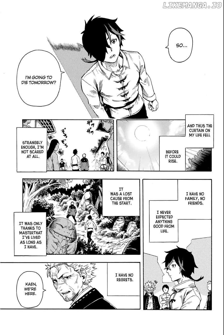 Jigoku no Gouka de Yaka re Tsuzuketa Shounen. Saikyou no Honou Tsukai to Natte Fukkatsu Suru. Chapter 1.1 - page 9