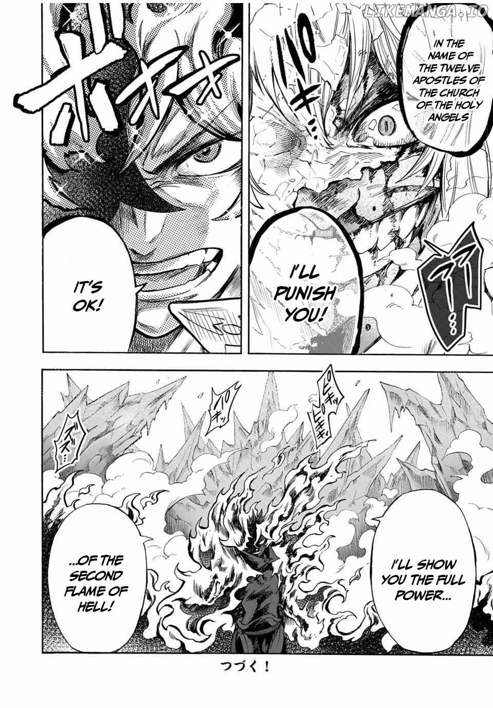 Jigoku no Gouka de Yaka re Tsuzuketa Shounen. Saikyou no Honou Tsukai to Natte Fukkatsu Suru. Chapter 35 - page 14