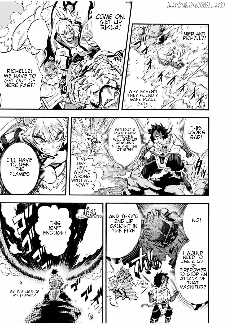 Jigoku no Gouka de Yaka re Tsuzuketa Shounen. Saikyou no Honou Tsukai to Natte Fukkatsu Suru. Chapter 51 - page 4