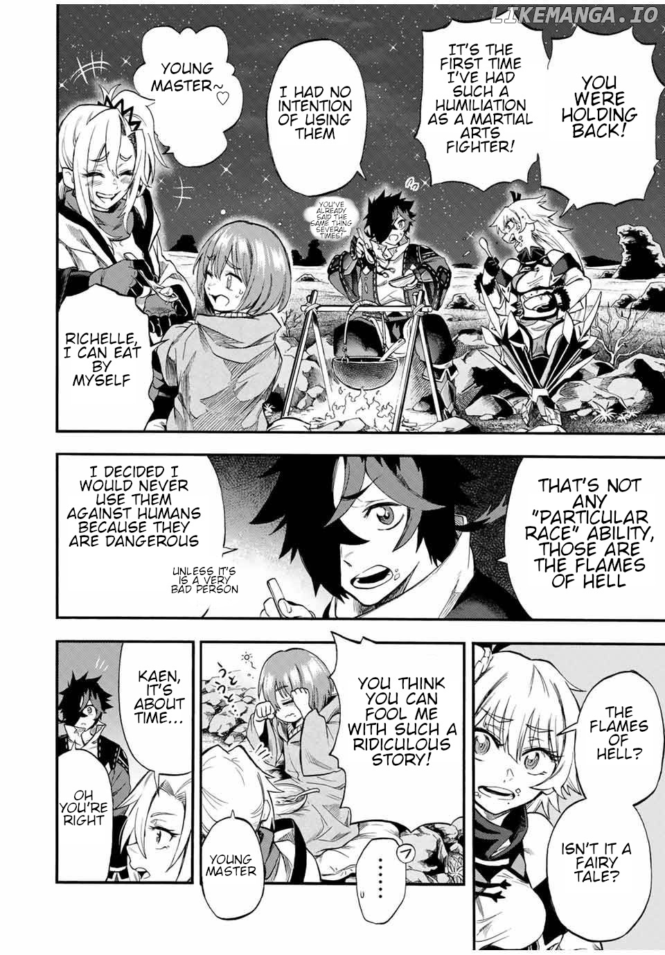 Jigoku no Gouka de Yaka re Tsuzuketa Shounen. Saikyou no Honou Tsukai to Natte Fukkatsu Suru. Chapter 53 - page 5