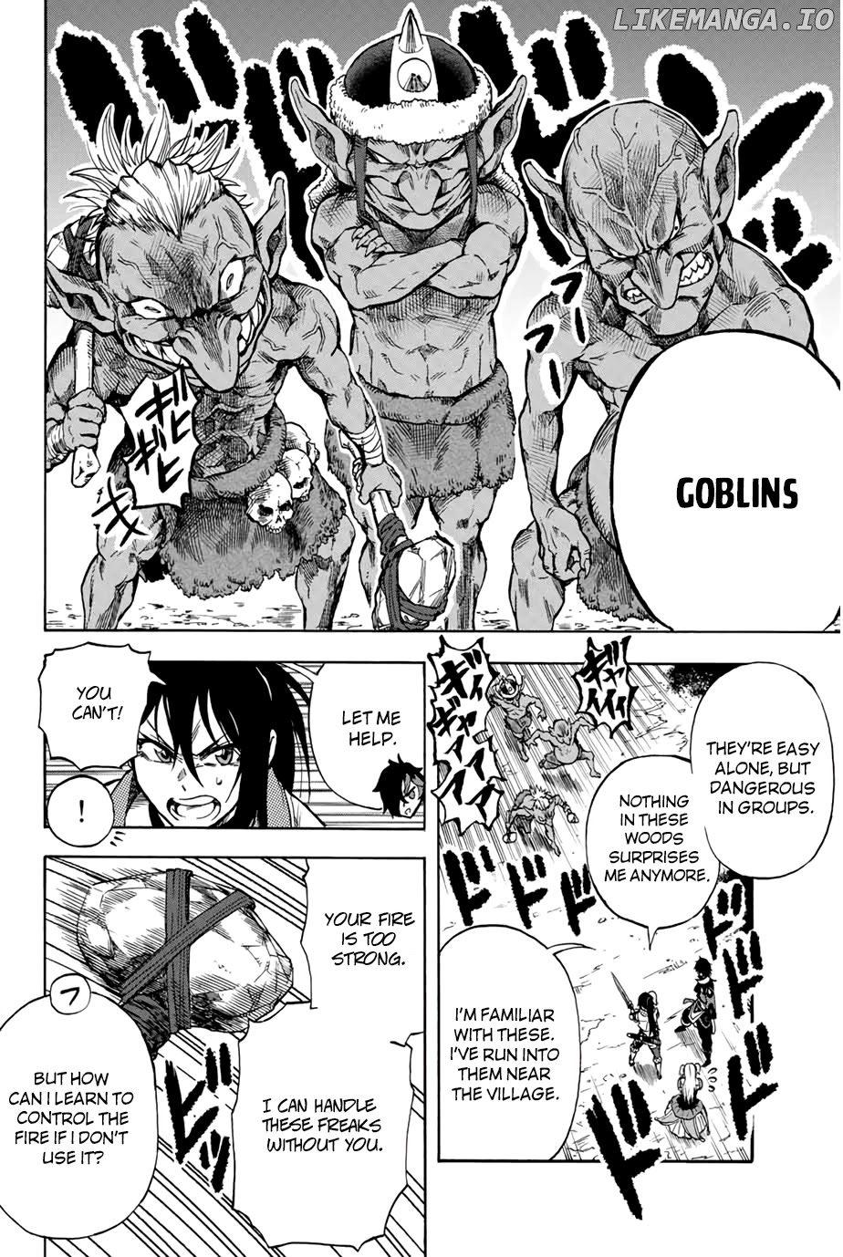 Jigoku no Gouka de Yaka re Tsuzuketa Shounen. Saikyou no Honou Tsukai to Natte Fukkatsu Suru. Chapter 6 - page 8