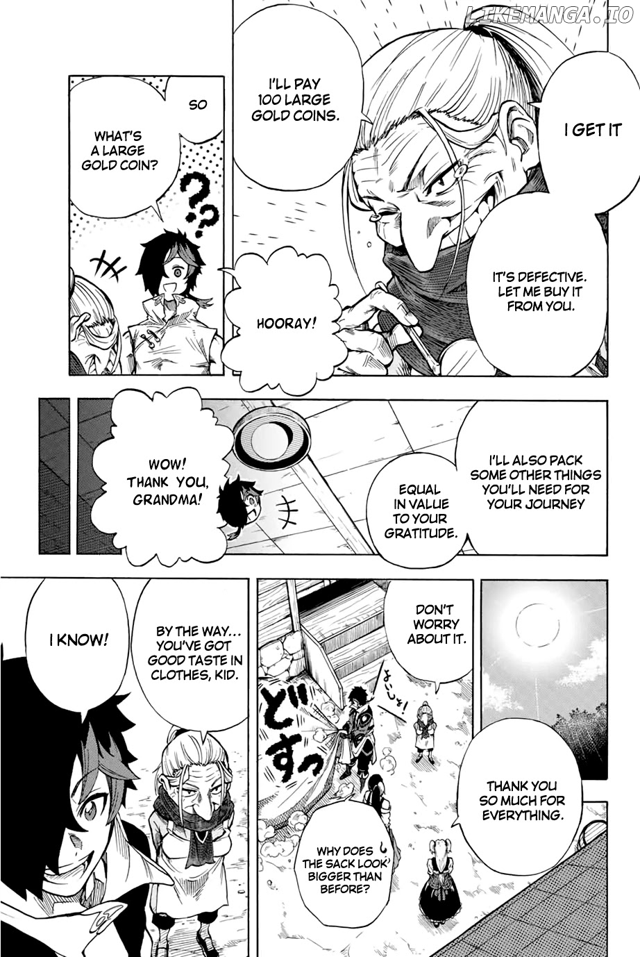 Jigoku no Gouka de Yaka re Tsuzuketa Shounen. Saikyou no Honou Tsukai to Natte Fukkatsu Suru. Chapter 9 - page 7