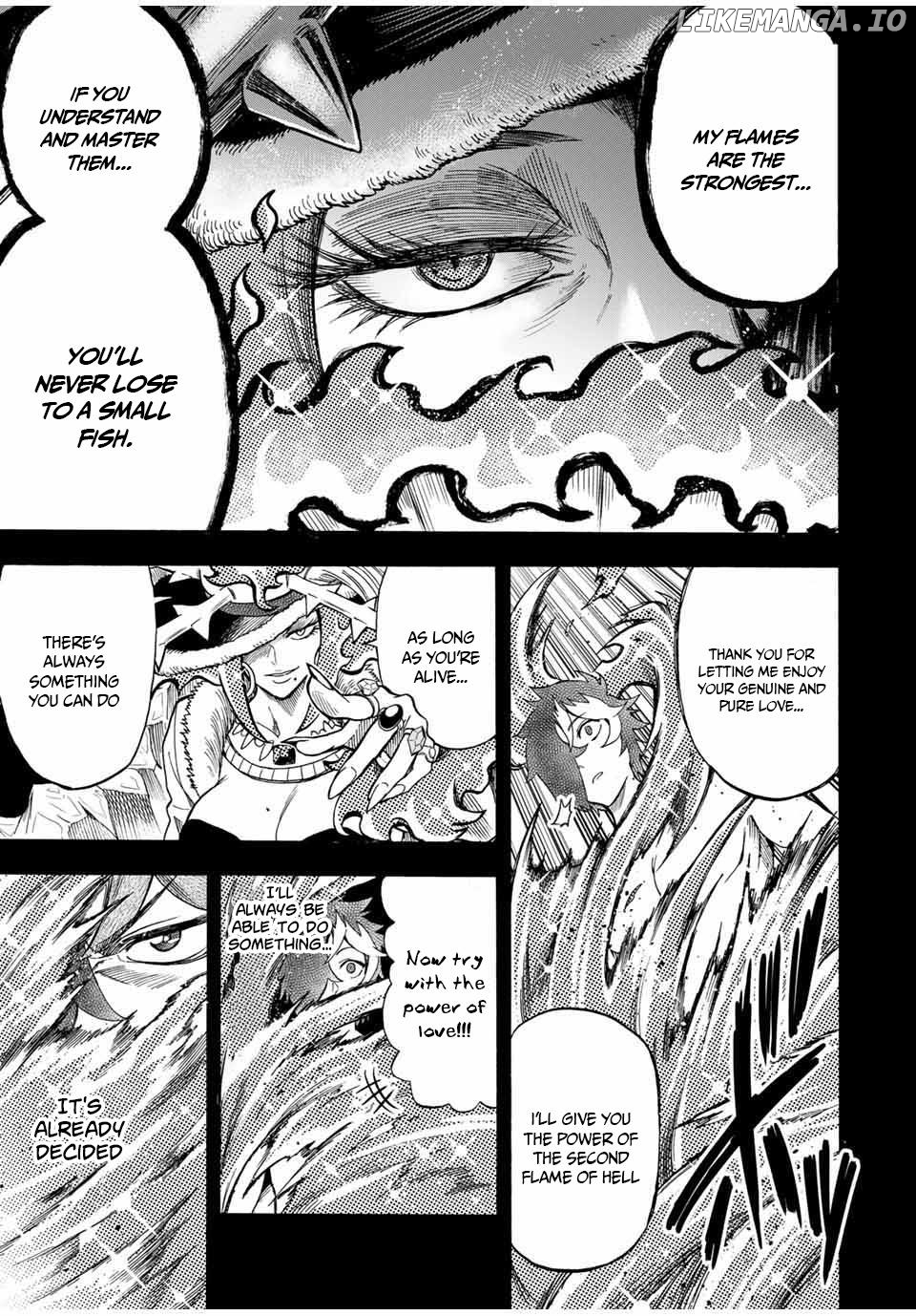Jigoku no Gouka de Yaka re Tsuzuketa Shounen. Saikyou no Honou Tsukai to Natte Fukkatsu Suru. Chapter 34 - page 9